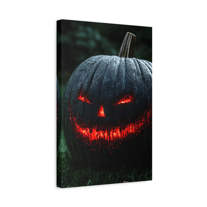 Spooky Halloween Canvas Art, Pumpkin Wall Decor for Fall, Haunted House Decoration, Halloween Gift, Trick-or-Treat Decor