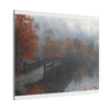 Autumn Décor, Canvas Art, AI Autumn Landscape, Nature Artwork Gift, Modern Wall Hanging, Unique Wall Art