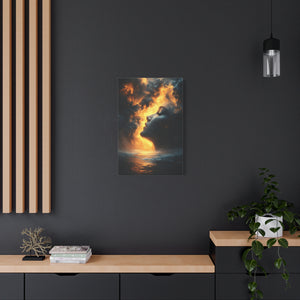 Canvas Wall Art, Modern Portrait, Abstract Design, Home Decor, Unique Gift, Inspirational Art, Boho Decor, Dreamy Atmosphere