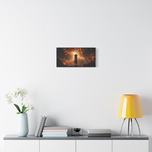 Cosmic Dreams Canvas Wall Art, High-Quality Matte Print, Celestial Decor, Cosmic Art, Gift for Space Lovers, Home Decor