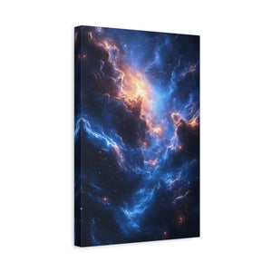 Stretched Canvas Art Print, Cosmic Wall Decor, Space Themed Home Decor, Celestial Art, Gifts for Astronomers, Meditation Room Decoration