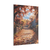 Autumn Décor, Canvas Art, AI Autumn Landscape, Nature Artwork Gift, Modern Wall Hanging, Unique Wall Art