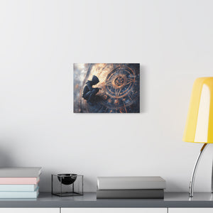 Canvas Print Astrology Clock