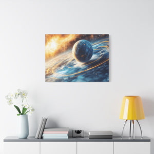 Cosmic Canvas Art, Galaxy Decor, Space Wall Art, Universe Print , Home Decoration, Gift for Astronaut Lovers