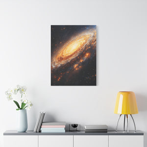 Galaxy Art Canvas Print, Cosmic Wall Decor, Space Lover Gift, Astronaut Home Decoration, Astrology Art