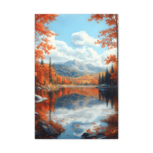 Autumn Landscape Canvas Print, Fall Wall Art, Home Décor, Nature Artwork, Gift for Nature Lovers