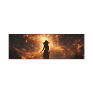 Cosmic Dreams Canvas Wall Art, High-Quality Matte Print, Celestial Decor, Cosmic Art, Gift for Space Lovers, Home Decor