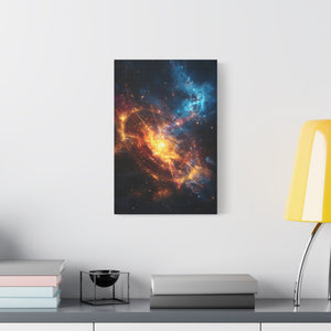 Cosmic Art Canvas, Galaxy Wall Decor, Stellar Home Design, Space Artwork, Astronomical Gift