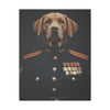 Labrador Retriever Military Wall Art - Patriotic Dog Décor for Army, Air Force, Navy, Marines