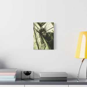 Horror Art Canvas Print, Unique Home Decor, Spooky Wall Art, Gothic Style, Creepy Gift Idea, Halloween Decoration