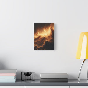 Canvas Wall Art, Cosmic Landscape, Celestial Décor, Starry Night Art, Space Wall Décor