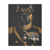 Canvas Print, AI Image Dogs Military Uniforms, Wall Art Decor, Home Office Decoration, Dog Lover Gift