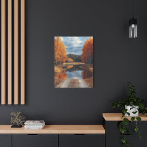 Autumn Landscape Canvas Print, Nature Wall Art, Fall Decor, Rustic Home Decor