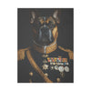 Canvas Print, AI Image Dogs Military Uniforms, Wall Art Decor, Home Office Decoration, Dog Lover Gift