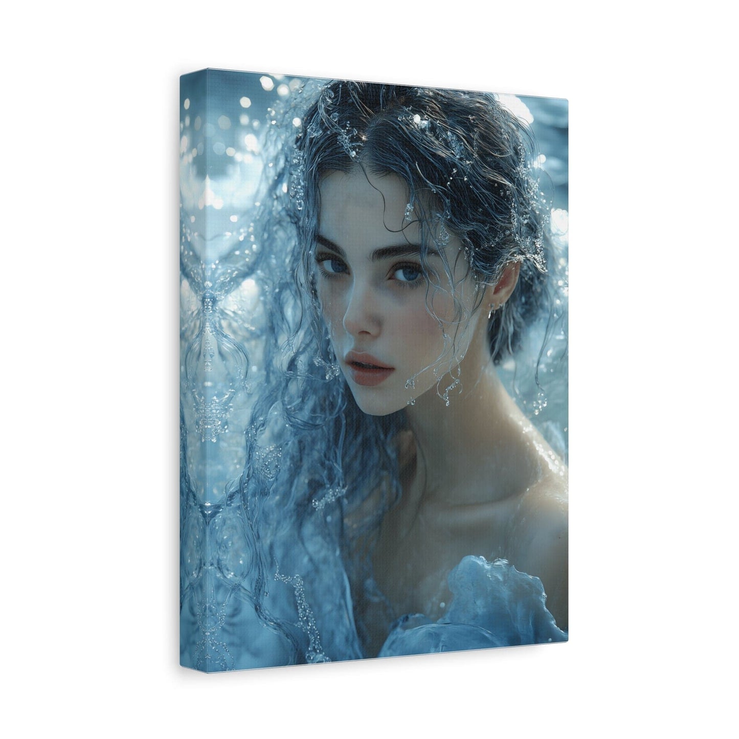 Serene Ocean Canvas Wall Art, Nature Décor, Home Aesthetics, Modern Artwork, Gift for Ocean Lovers - BldyLcks Designs