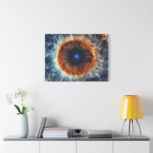 Galactic Eye Canvas Art, Cosmic Wall Decor, Space-Inspired Art, Unique Home Decor, Astronomical Gift Idea