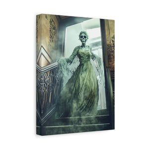 Hauntingly Elegant Canvas Art, Creepy Home Decor, Halloween Wall Art, Spooky Artwork, Gothic Living Room Decoration