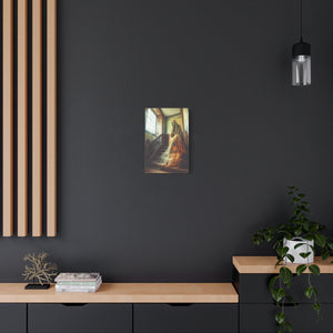 Haunting Ghost Canvas Art, Spooky Home Decor, Halloween Wall Art, Gothic Decoration, Creepy Haunted Print