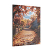 Autumn Décor, Canvas Art, AI Autumn Landscape, Nature Artwork Gift, Modern Wall Hanging, Unique Wall Art