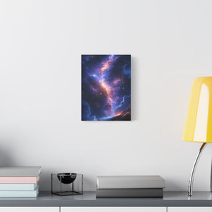 Celestial Canvas Print, Galaxy Wall Art, Home Decor, Starry Night Artwork, Cosmic Print
