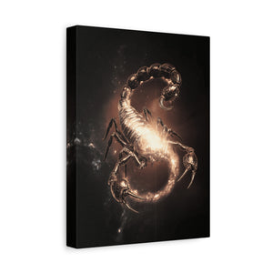 Scorpio Starry Canvas Art | Zodiac Wall Decor, Astrology Gift, Home Decor, Unique Artwork, Birthday Gift