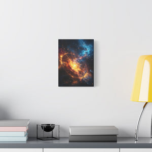 Cosmic Art Canvas, Galaxy Wall Decor, Stellar Home Design, Space Artwork, Astronomical Gift