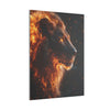 Canvas Art, Leo Astrological Sign, Stretched Canvas Print, AI Art, Matte Finish, Home Décor Wall Art