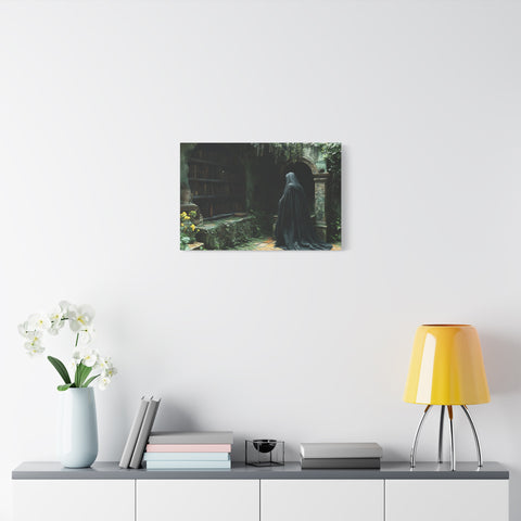 Mystical Canvas Wall Art, Enchanted Decor for Home, Dark Aesthetic Artwork, Gothic Wall Hanging, Unique Gift Idea
