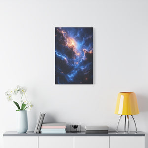 Stretched Canvas Art Print, Cosmic Wall Decor, Space Themed Home Decor, Celestial Art, Gifts for Astronomers, Meditation Room Decoration