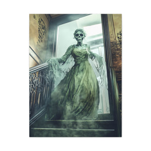 Hauntingly Elegant Canvas Art, Creepy Home Decor, Halloween Wall Art, Spooky Artwork, Gothic Living Room Decoration