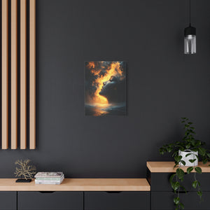 Canvas Wall Art, Modern Portrait, Abstract Design, Home Decor, Unique Gift, Inspirational Art, Boho Decor, Dreamy Atmosphere