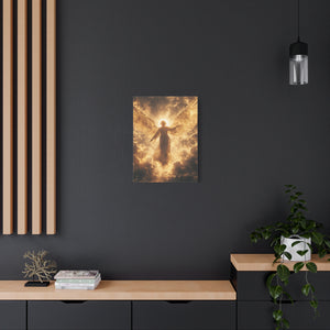 Heavenly Canvas Print, Angel Art, Inspirational Wall Decor, Spiritual Gift, Home Decor, Uplifting Artwork