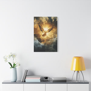 Serene Angel Canvas Art Print, Home Decor, Spiritual Decor, Gift for Her, Inspirational Wall Art, Uplifting Art Piece