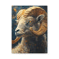 Ram Portrait Matte Canvas Wall Art, Animal Decor for Home, Rustic Wall Decor, Gift for Animal Lovers, Unique Birthday Gift
