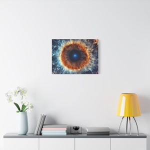 Galactic Eye Canvas Art, Cosmic Wall Decor, Space-Inspired Art, Unique Home Decor, Astronomical Gift Idea