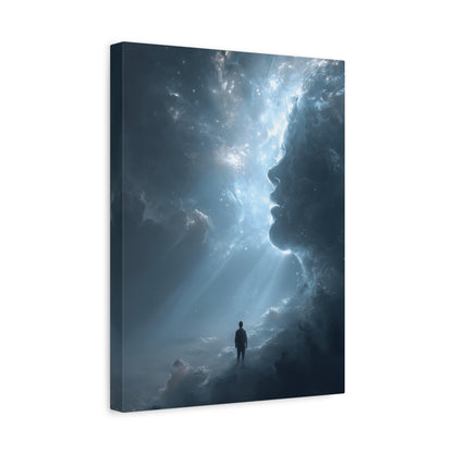 Stretched Canvas Wall Art, Dreamy Surreal Landscape, Home Decor, Gift for Art Lovers, Modern Artwork, Unique Wall Decoration