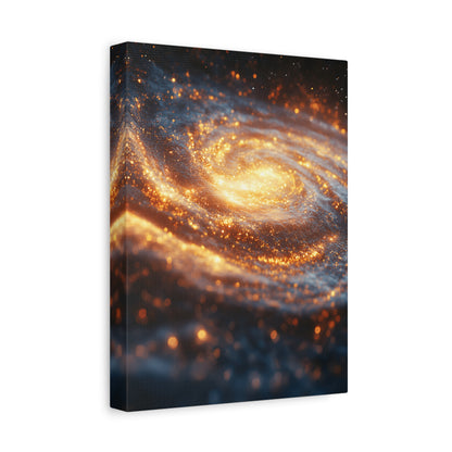 Galactic Canvas Wall Art, Cosmic Decor, Space Themed Gift, Astronomy Lover's Art, Home Decor, Starry Night Artwork