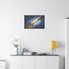 Stunning Galactic Explosion Art Print, Vibrant Cosmic Space Digital Artwork, Universe Wall Décor, Celestial Poster