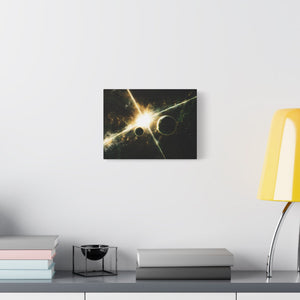 Galaxy Wall Art Canvas, Cosmic Decor, Space Artwork, Home Decoration, Gift for Astronomers, Interstellar Art Prints