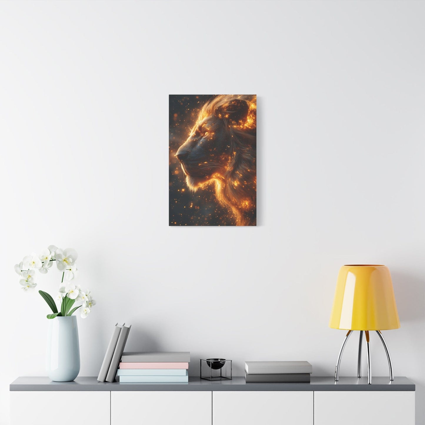 Majestic Lion Canvas Art - Wall Decor, Animal Print, Home Decoration, Gift for Animal Lovers, Stunning Wall Art