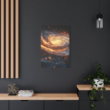 Galactic Canvas Wall Art, Cosmic Decor, Space Themed Gift, Astronomy Lover's Art, Home Decor, Starry Night Artwork