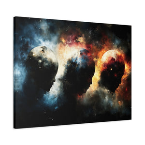 Cosmic Art Canvas, Space Home Decor, Astral Wall Art, Galaxy Prints, Modern Office Decor, Gift for Space Lovers, Unique Artwork