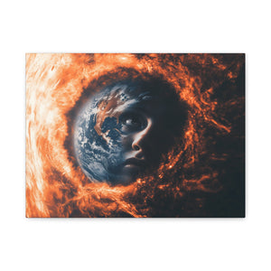 Artistic Canvas Wall Décor, Abstract Home Art, Modern Geometric Decor, Cosmic Art Print, Unique Gift for Art Lovers