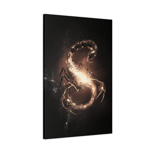 Scorpio Starry Canvas Art | Zodiac Wall Decor, Astrology Gift, Home Decor, Unique Artwork, Birthday Gift