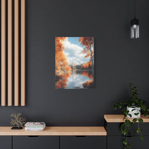 Autumn Landscape Canvas Print, Nature Wall Art, Fall Decor, Home Office Decor, Gift for Nature Lovers, Scenic Wall Hanging