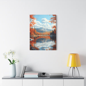 Autumn Landscape Canvas Print, Fall Wall Art, Home Décor, Nature Artwork, Gift for Nature Lovers