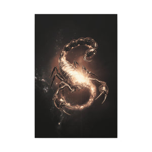 Scorpio Starry Canvas Art | Zodiac Wall Decor, Astrology Gift, Home Decor, Unique Artwork, Birthday Gift