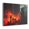 Halloween Décor, Spooky Wall Art, Canvas Art, Scary AI Images, Horror Fan Gift