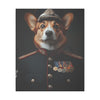 Pembroke Welsh Corgi Military Wall Art - Patriotic Dog Décor for Army, Air Force, Navy, Marines