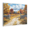 Autumn Décor, Canvas Art, AI Autumn Landscape, Nature Artwork Gift, Modern Wall Hanging, Unique Wall Art